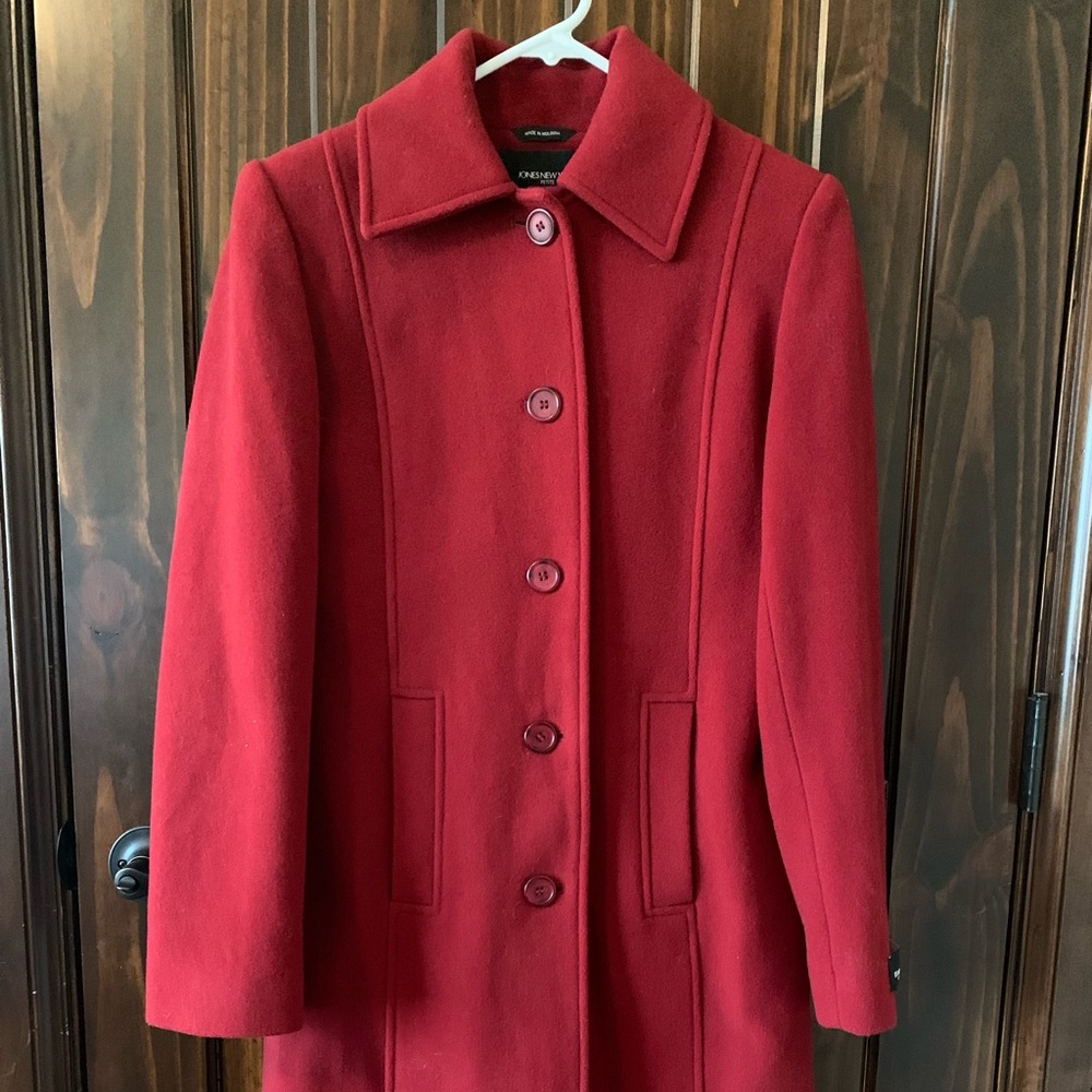 Red Jones New York Coat